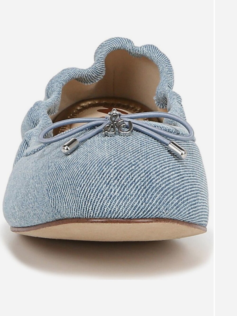 Sam Edelman Felicia Blue Ballet Flat Shoes Msrp $130 - Picture 2 of 4